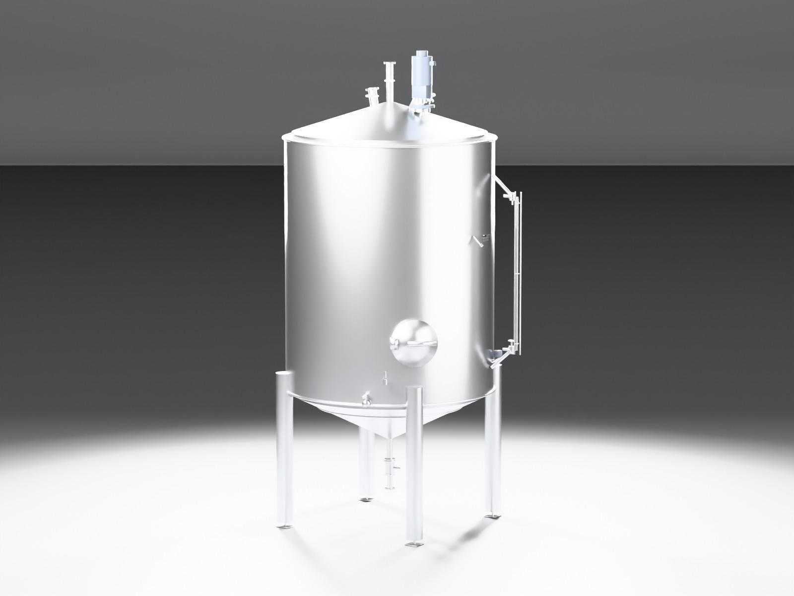 6000L 静置熬煮罐 · 3D建模