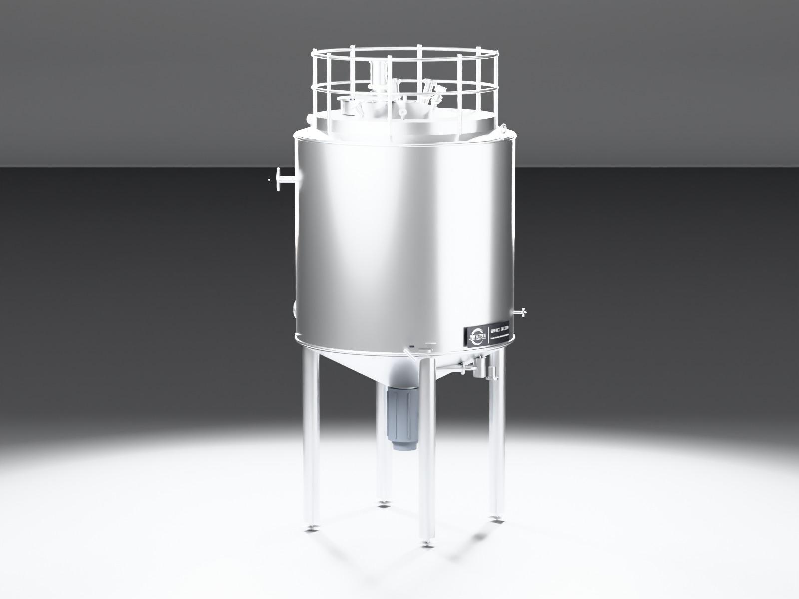 3000L 剪切乳化罐 · 3D建模